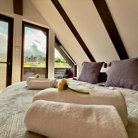 Apartament Przycup W Karkonoszach - Za Oknem Góry! - Dwupoziomowy Strażacka 2 Z Widokiem Na Góry Z Parkingiem Przy Wyciągu Oraz Przy Szlakach Turystycznych *